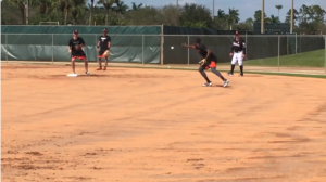 2B double play feed backhand toss featured image