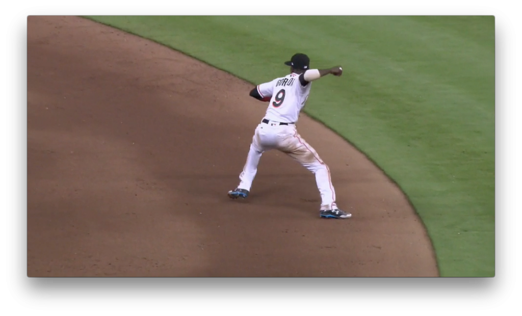 Dee Gordon Starting Double Play